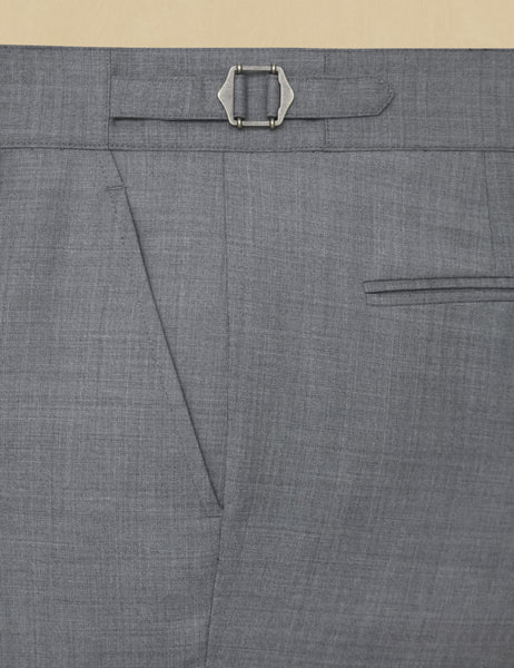 パンツ ORR Wrinkle Free Wool Trousers Woman GREY Trousers in Wool with Turn-ups