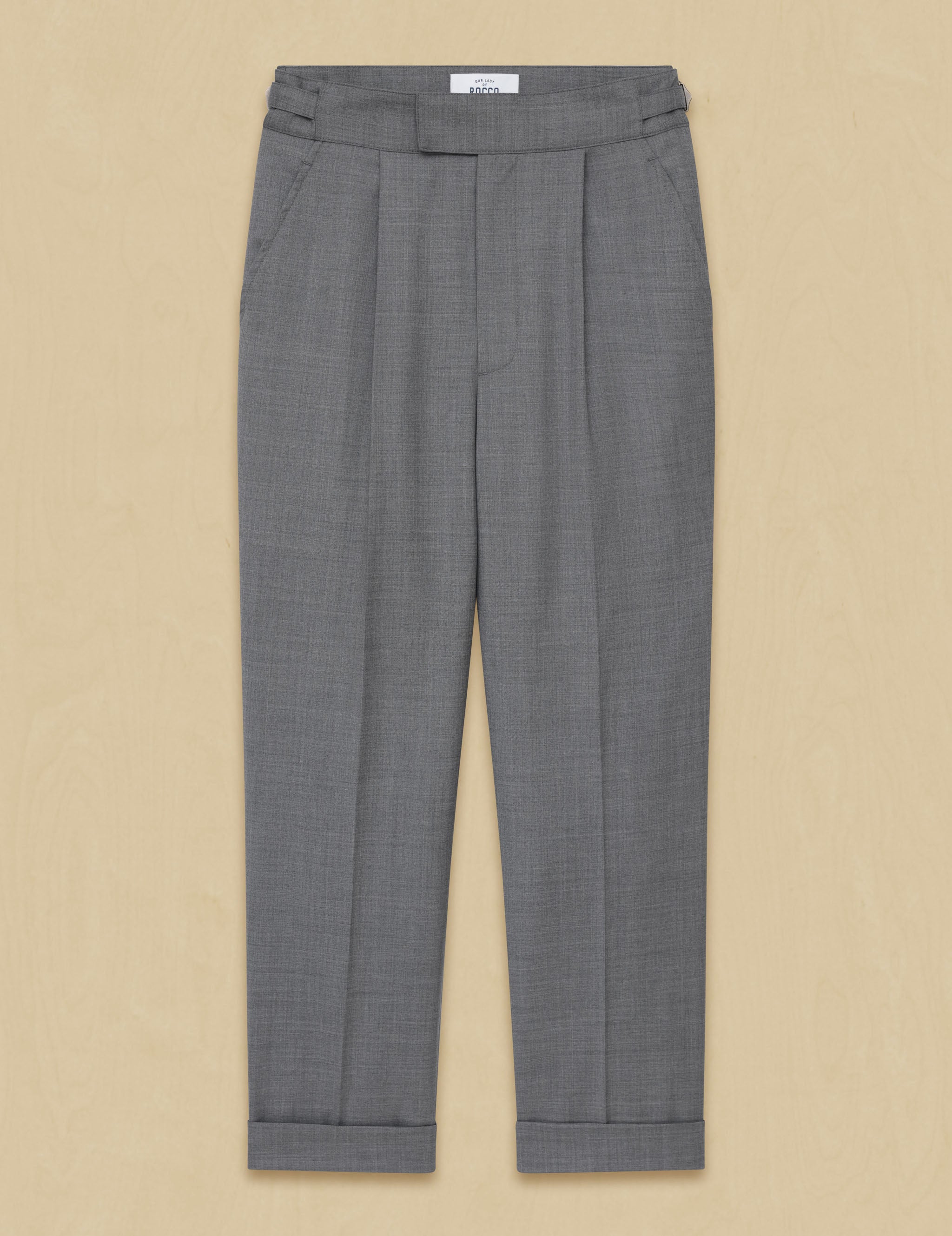 SOORPLOOM 　Otto Trousers (chambrey)4y Trousers in chambray, Blue - Sisley